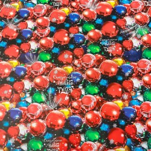 Подарочная бумага "Яркие шары"